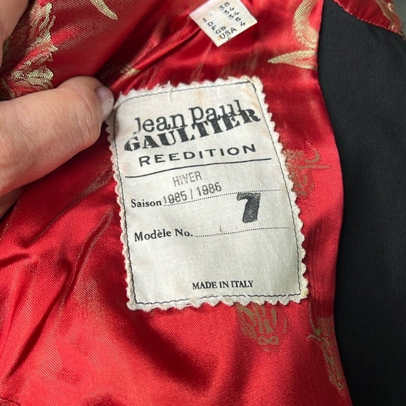 Jean Paul Gailtier Sz 4 Very Limited Edition Full Back Zip Jacket Micro Dress - Picture 8 of 12